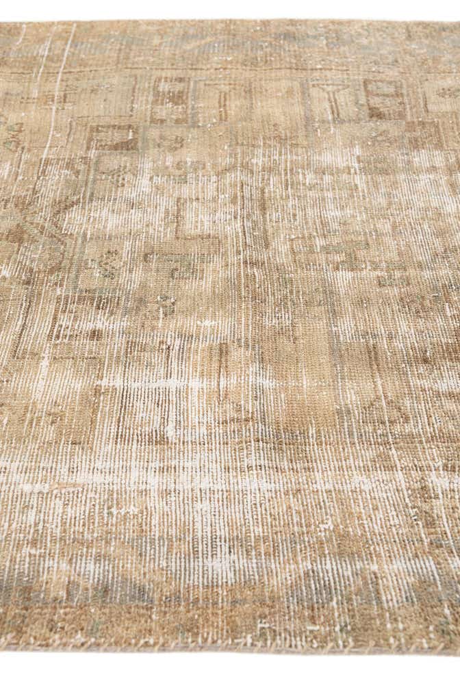 4' x 6' 9 Hand Knotted Ultra Vintage Persian Wool Rug