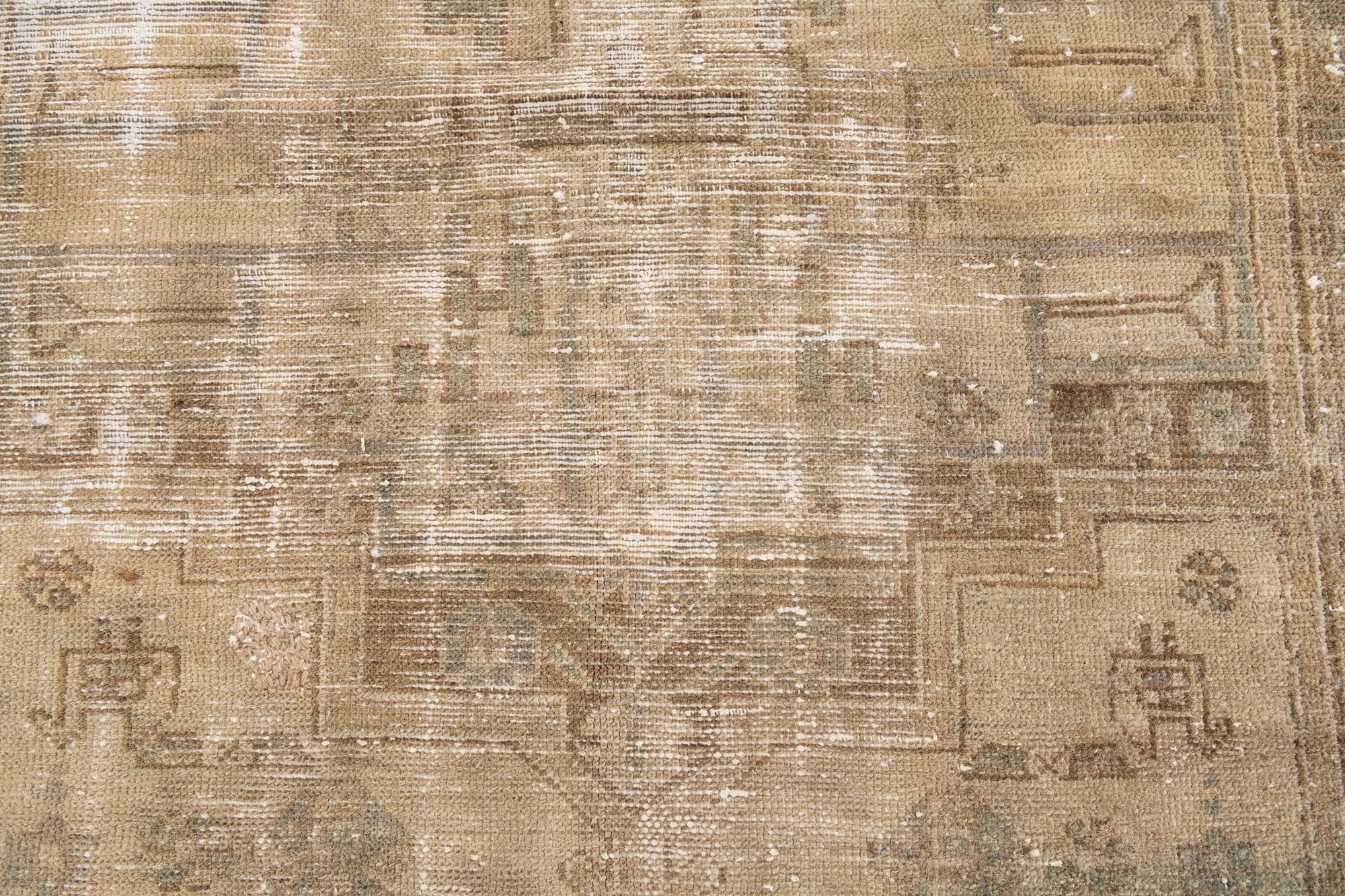 4' x 6' 9 Hand Knotted Ultra Vintage Persian Wool Rug