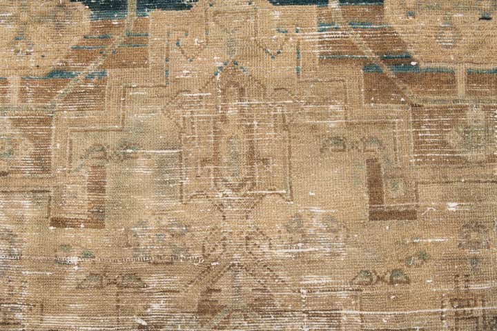 4' x 6' 9 Hand Knotted Ultra Vintage Persian Wool Rug