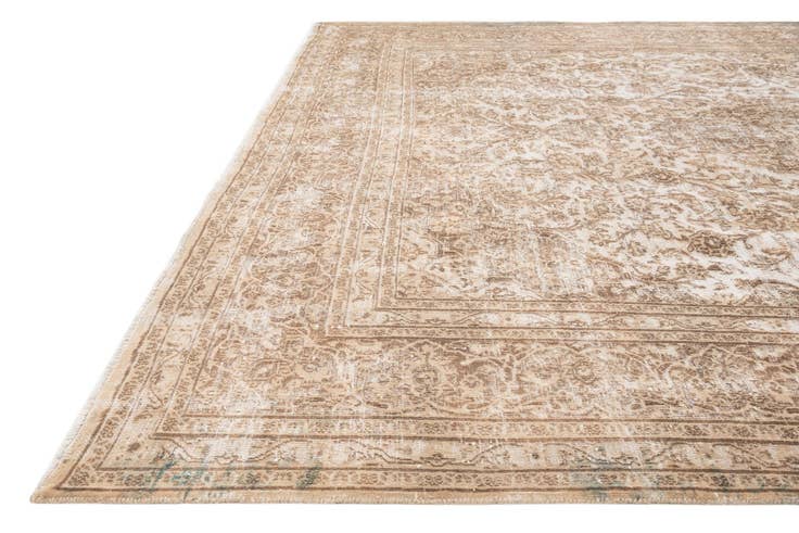 Detail image of 9' 7 x 12' 7 Hand Knotted Ultra Vintage Persian Wool Rug