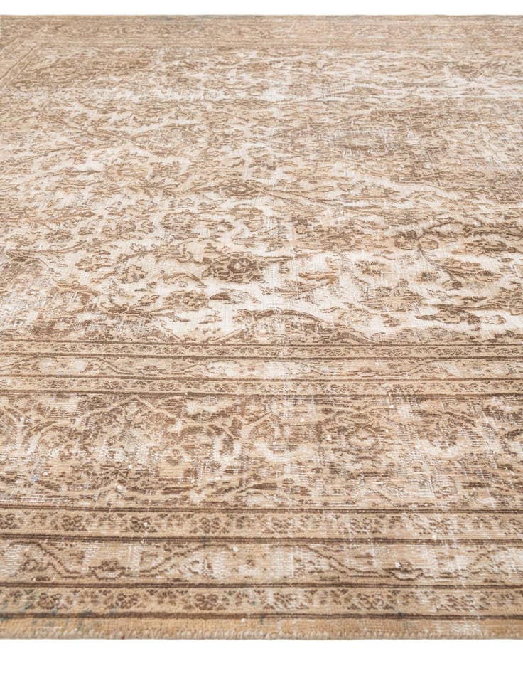 Detail image of 9' 7 x 12' 7  Hand Knotted Ultra Vintage Persian Wool Rug