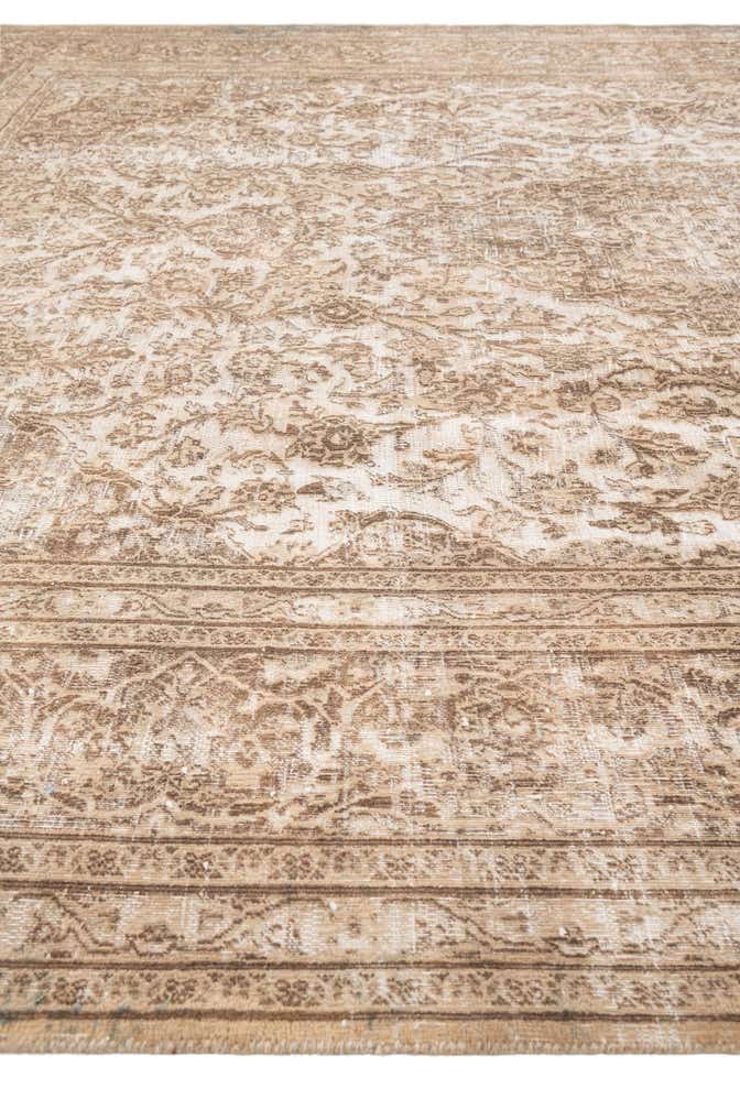9' 7 x 12' 7 Hand Knotted Ultra Vintage Persian Wool Rug