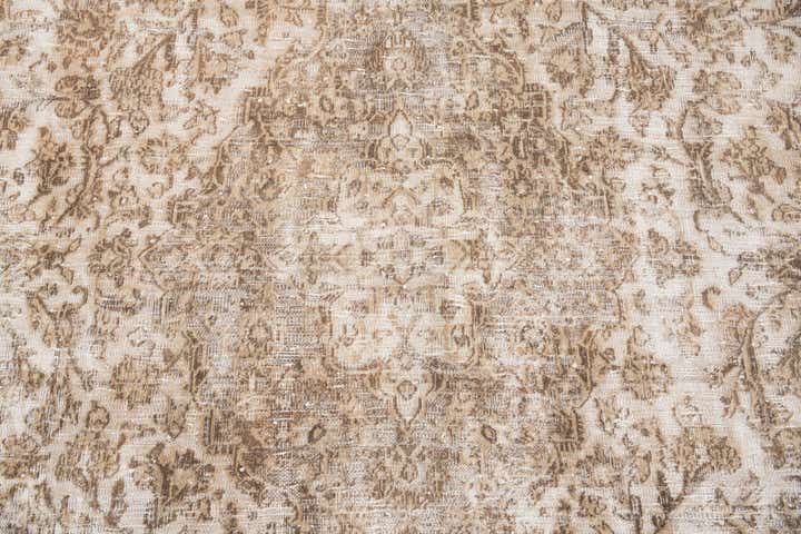 9' 7 x 12' 7 Hand Knotted Ultra Vintage Persian Wool Rug