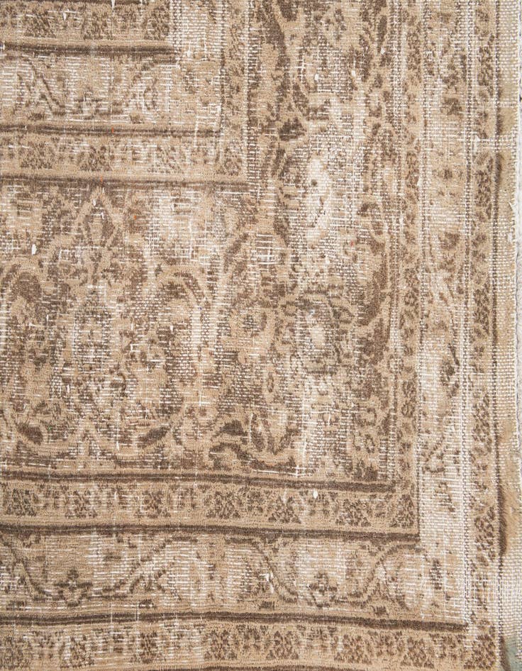 Detail image of 9' 7 x 12' 7  Hand Knotted Ultra Vintage Persian Wool Rug