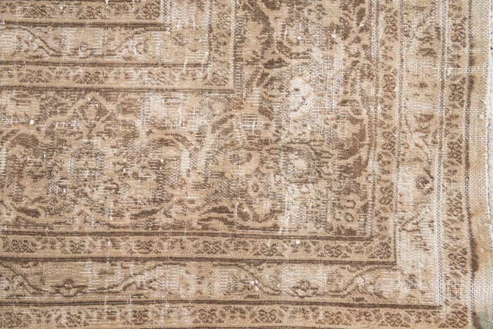 9' 7 x 12' 7 Hand Knotted Ultra Vintage Persian Wool Rug