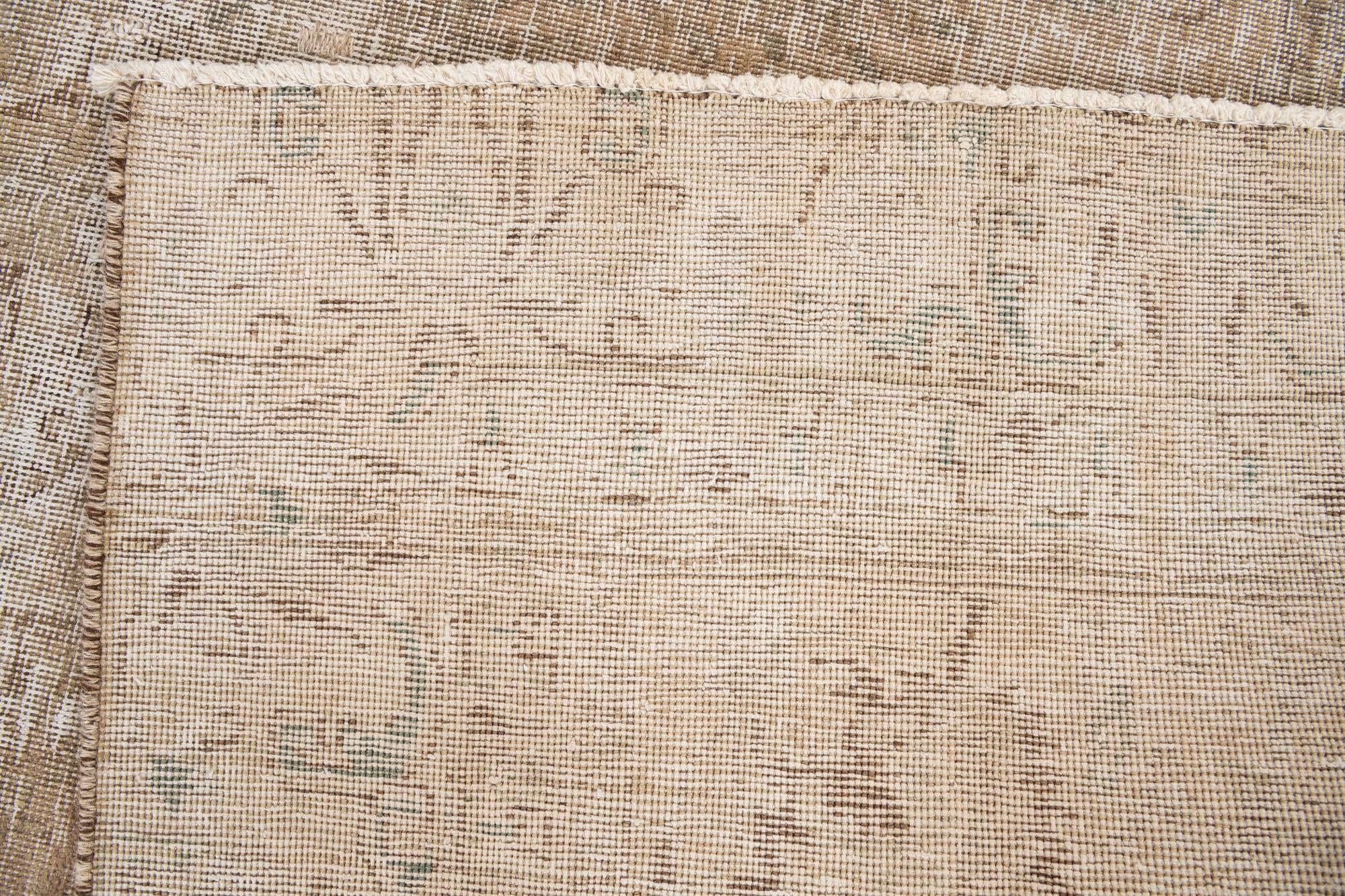 6' 6 x 10' 4 Hand Knotted Ultra Vintage Persian Wool Rug