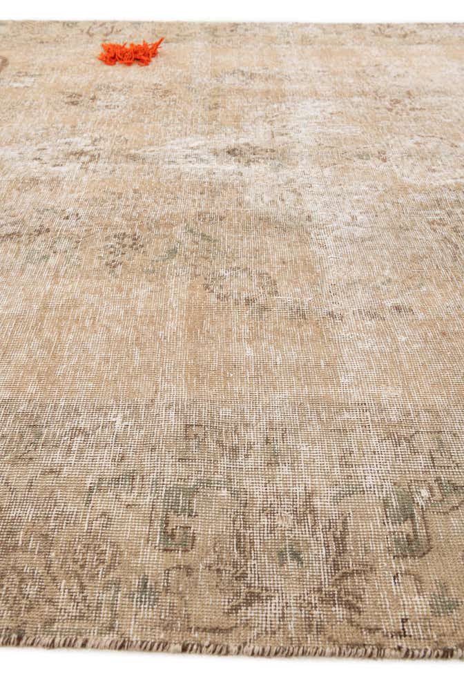 6' 6 x 10' 4 Hand Knotted Ultra Vintage Persian Wool Rug