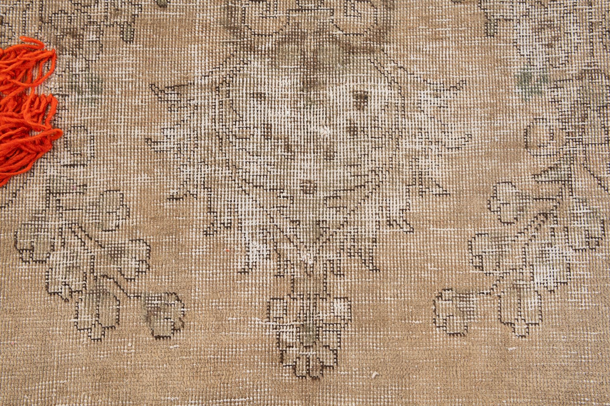 6' 6 x 10' 4 Hand Knotted Ultra Vintage Persian Wool Rug