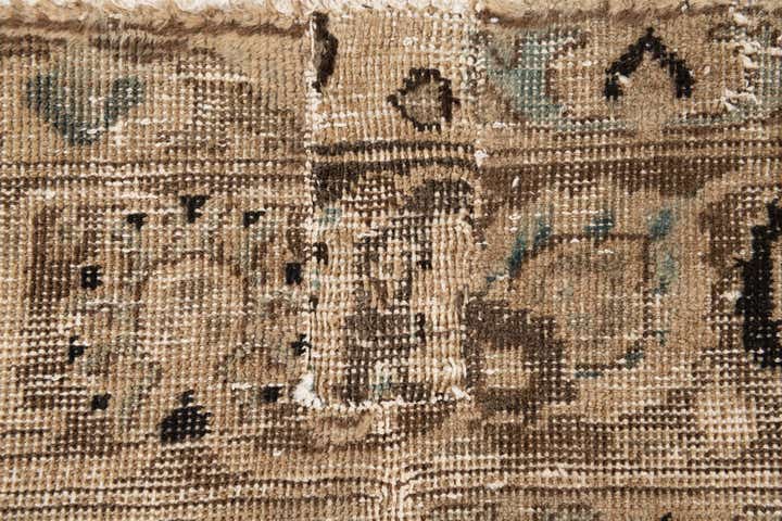 9' x 11' 6 Hand Knotted Ultra Vintage Persian Wool Rug