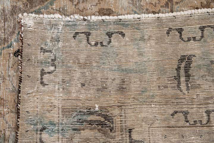 9' 10 x 12' 7 Hand Knotted Ultra Vintage Persian Wool Rug