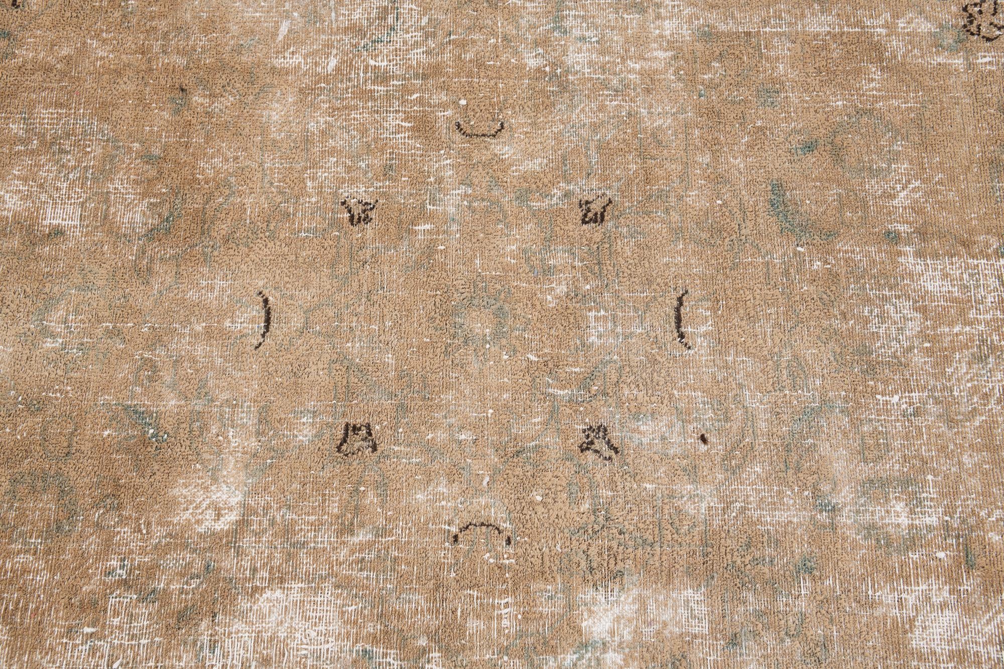 9' 6 x 12' Hand Knotted Ultra Vintage Persian Wool Rug