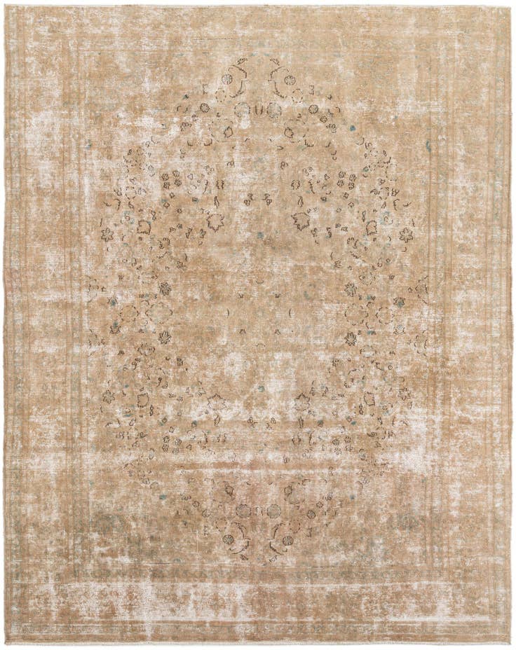 Detailansicht von 290cm x 365cm Handgeknüpft Ultra Vintage Persisch Wolle Teppich