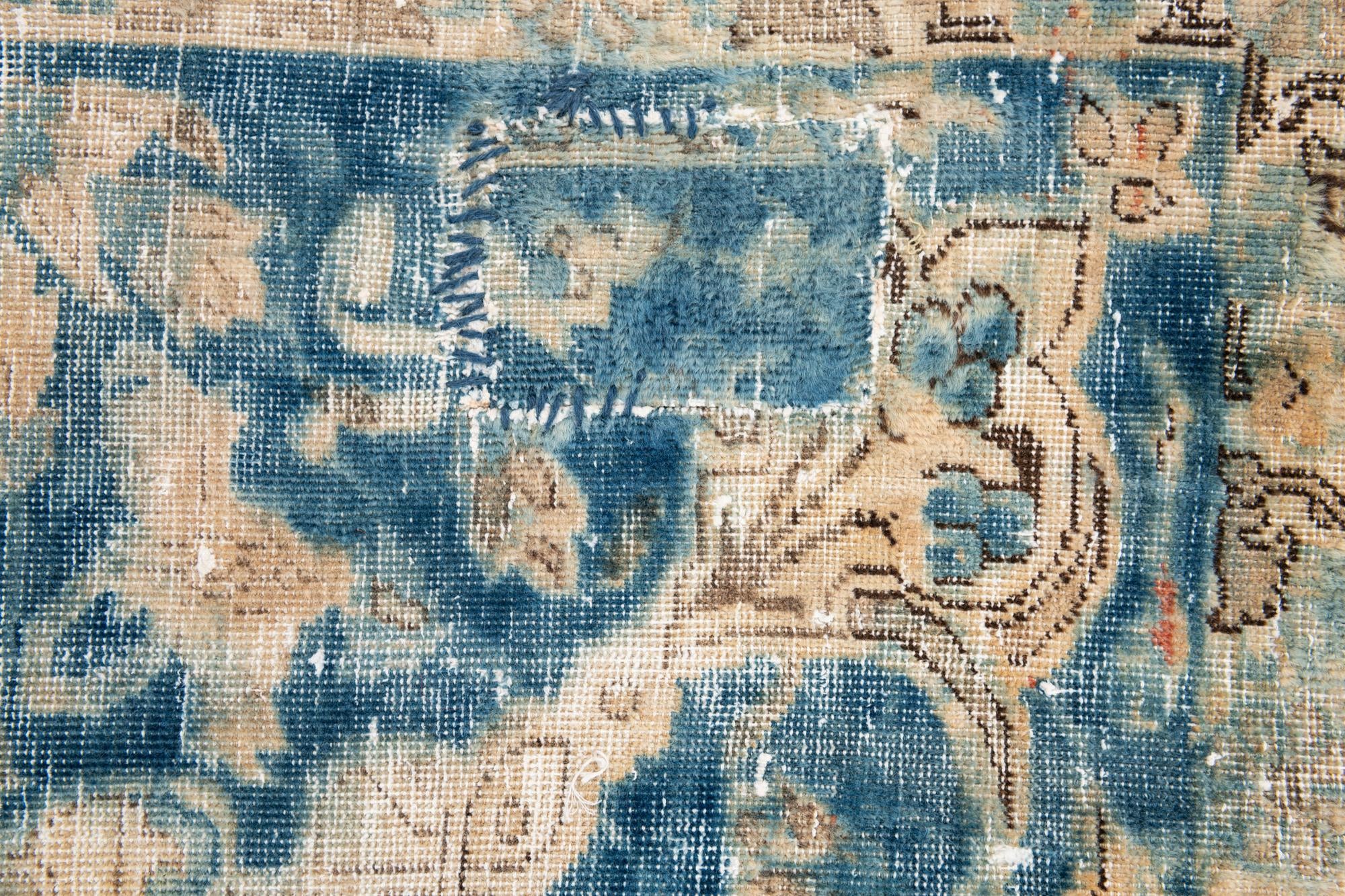 9' 8 x 11' 2 Hand Knotted Ultra Vintage Persian Wool Rug
