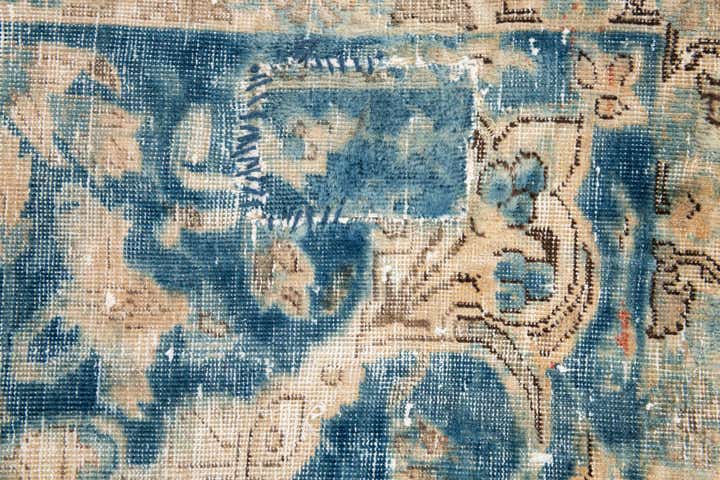 9' 8 x 11' 2 Hand Knotted Ultra Vintage Persian Wool Rug