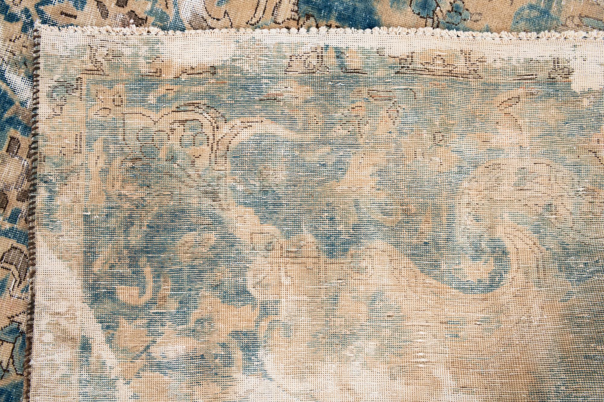 9' 8 x 11' 2 Hand Knotted Ultra Vintage Persian Wool Rug