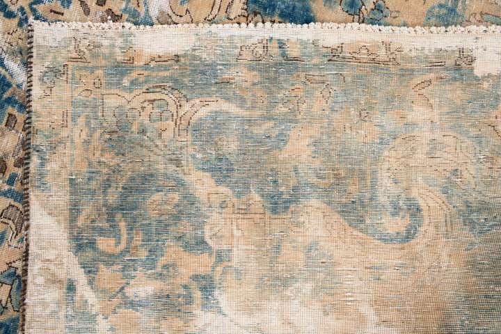 9' 8 x 11' 2 Hand Knotted Ultra Vintage Persian Wool Rug