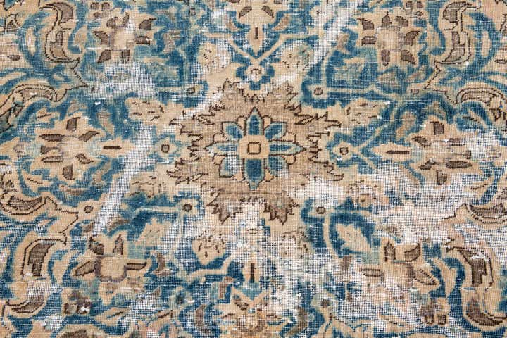 9' 8 x 11' 2 Hand Knotted Ultra Vintage Persian Wool Rug