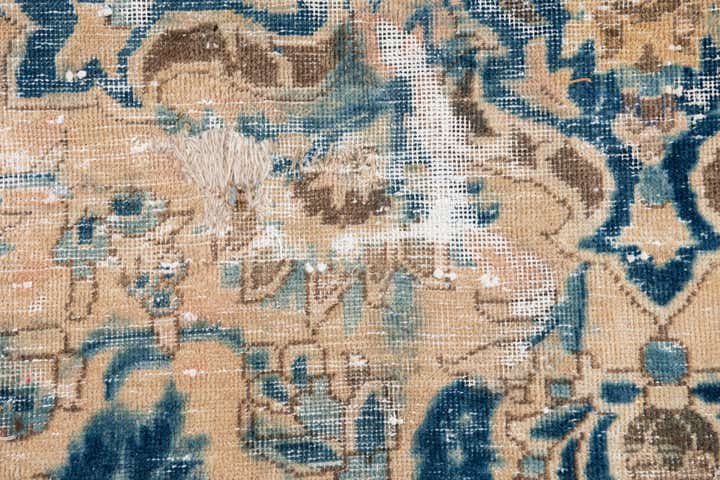 9' 8 x 11' 2 Hand Knotted Ultra Vintage Persian Wool Rug