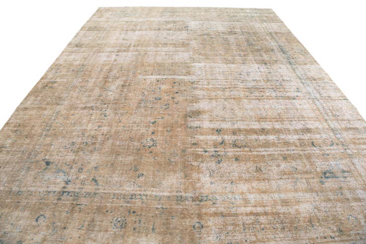 Detail image of 9' 3 x 12' 3 Hand Knotted Ultra Vintage Persian Wool Rug