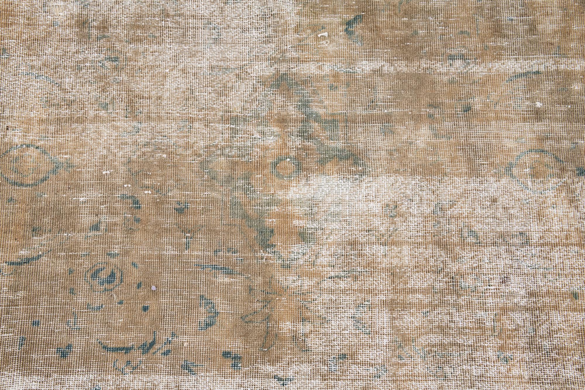 9' 3 x 12' 3 Hand Knotted Ultra Vintage Persian Wool Rug
