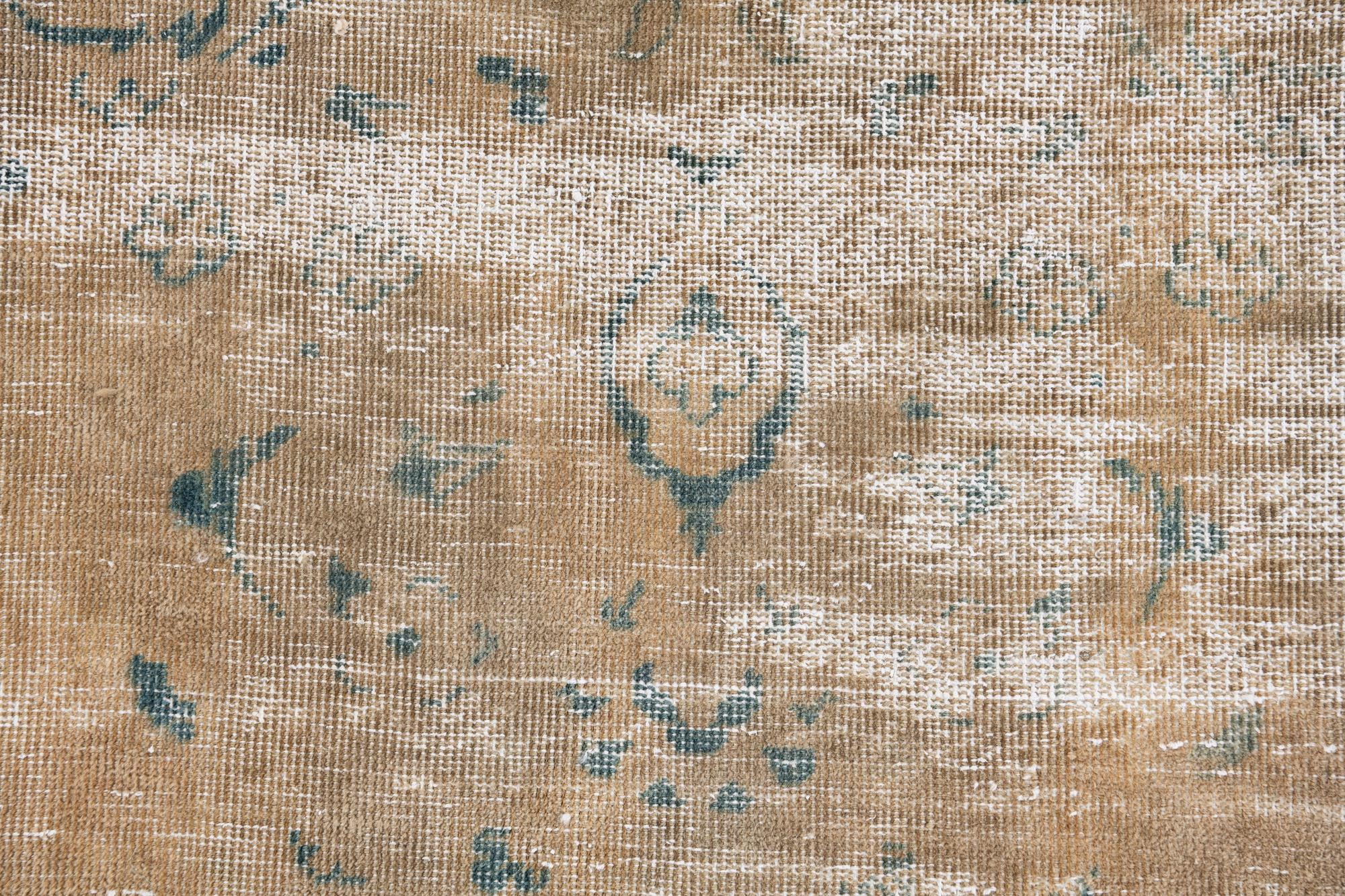 9' 3 x 12' 3 Hand Knotted Ultra Vintage Persian Wool Rug