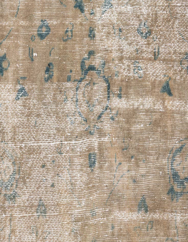 Detail image of 9' 3 x 12' 3  Hand Knotted Ultra Vintage Persian Wool Rug