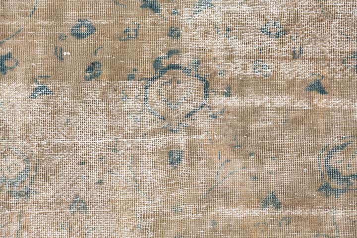 9' 3 x 12' 3 Hand Knotted Ultra Vintage Persian Wool Rug