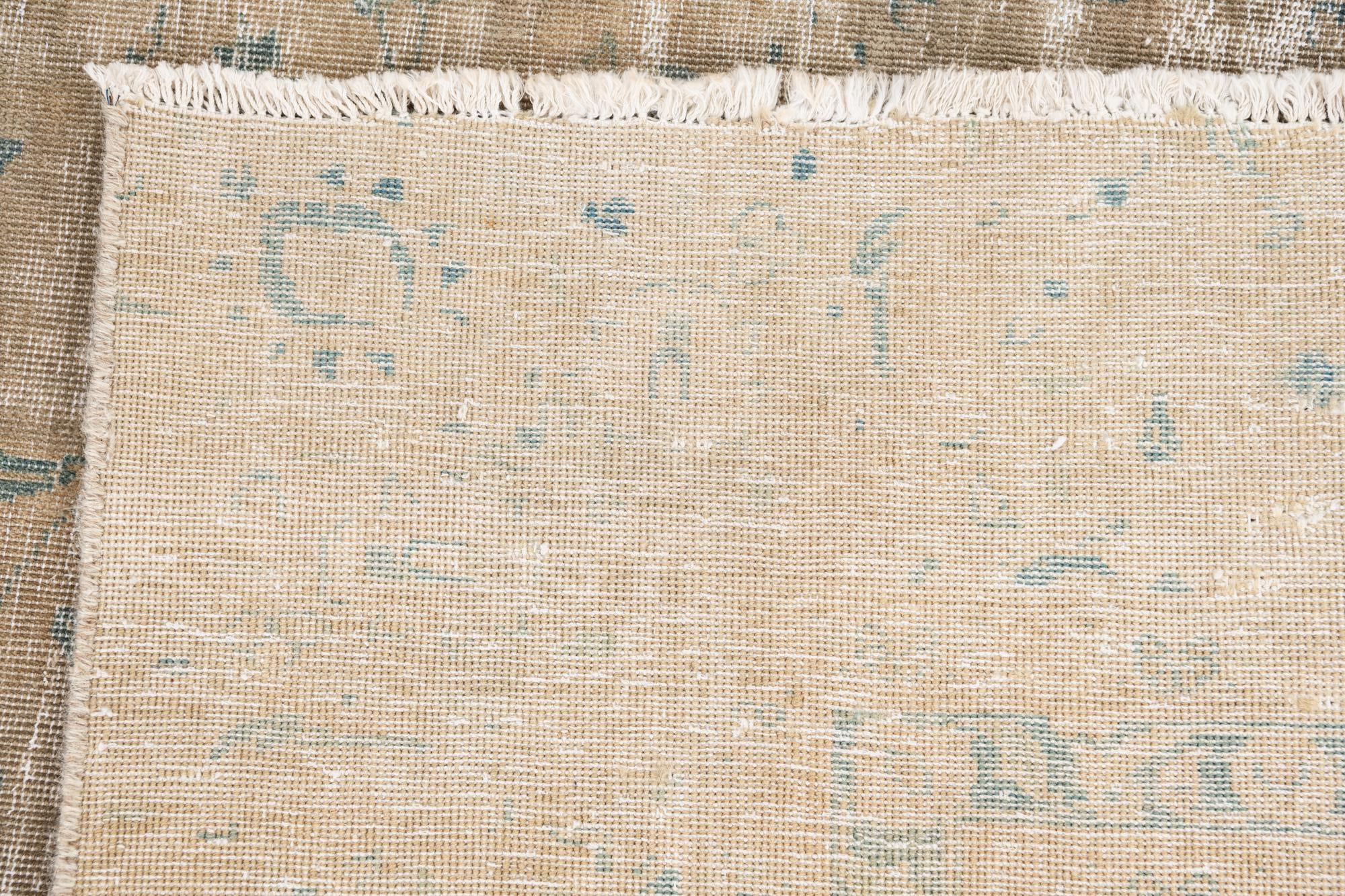 9' 3 x 12' 3 Hand Knotted Ultra Vintage Persian Wool Rug