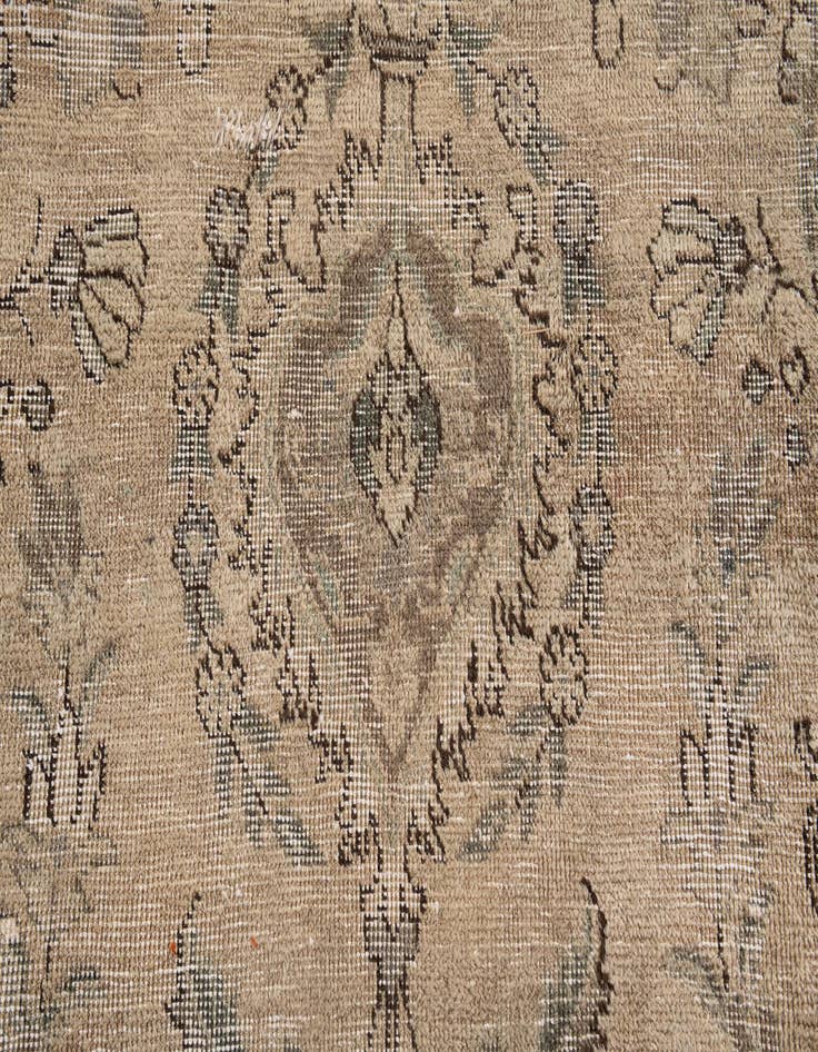 Detail image of 9' 3 x 11' 2  Hand Knotted Ultra Vintage Persian Wool Rug