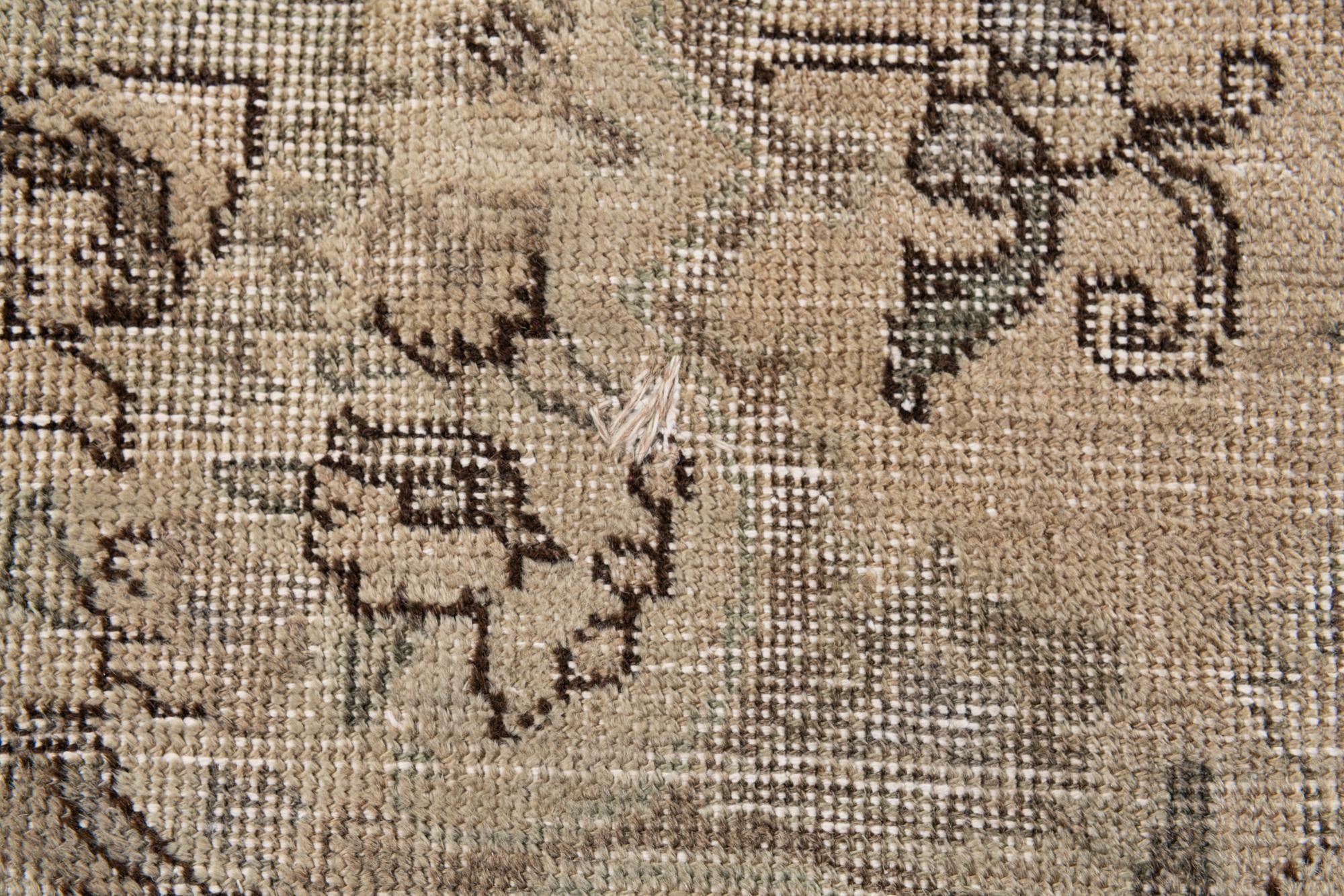 9' 3 x 11' 2 Hand Knotted Ultra Vintage Persian Wool Rug