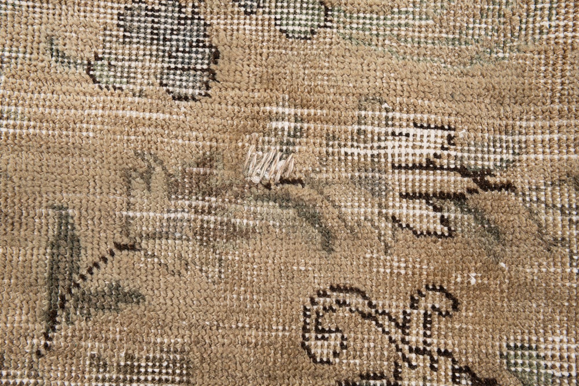 9' 3 x 11' 2 Hand Knotted Ultra Vintage Persian Wool Rug