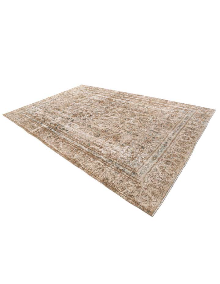 8' 4 x 12' 1 Hand Knotted Ultra Vintage Persian Wool Rug