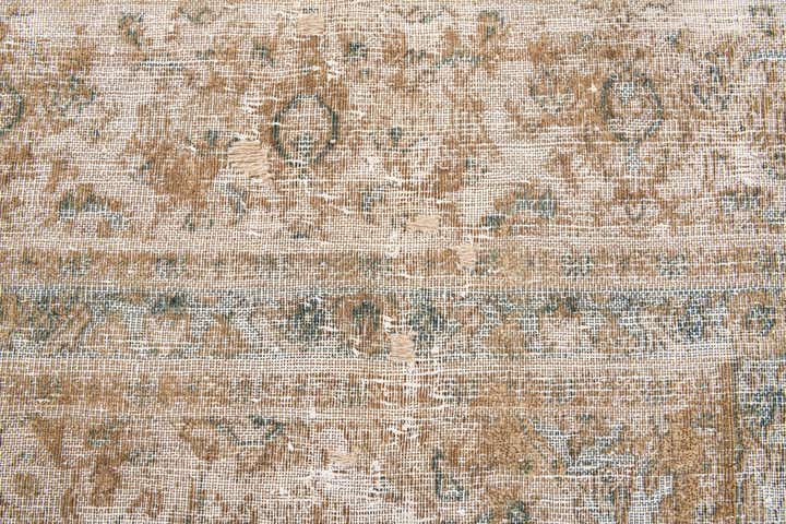 8' 4 x 12' 1 Hand Knotted Ultra Vintage Persian Wool Rug
