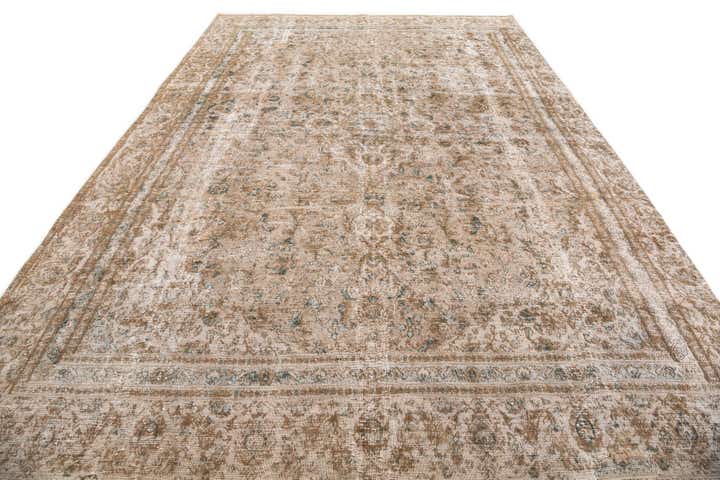 8' 4 x 12' 1 Hand Knotted Ultra Vintage Persian Wool Rug
