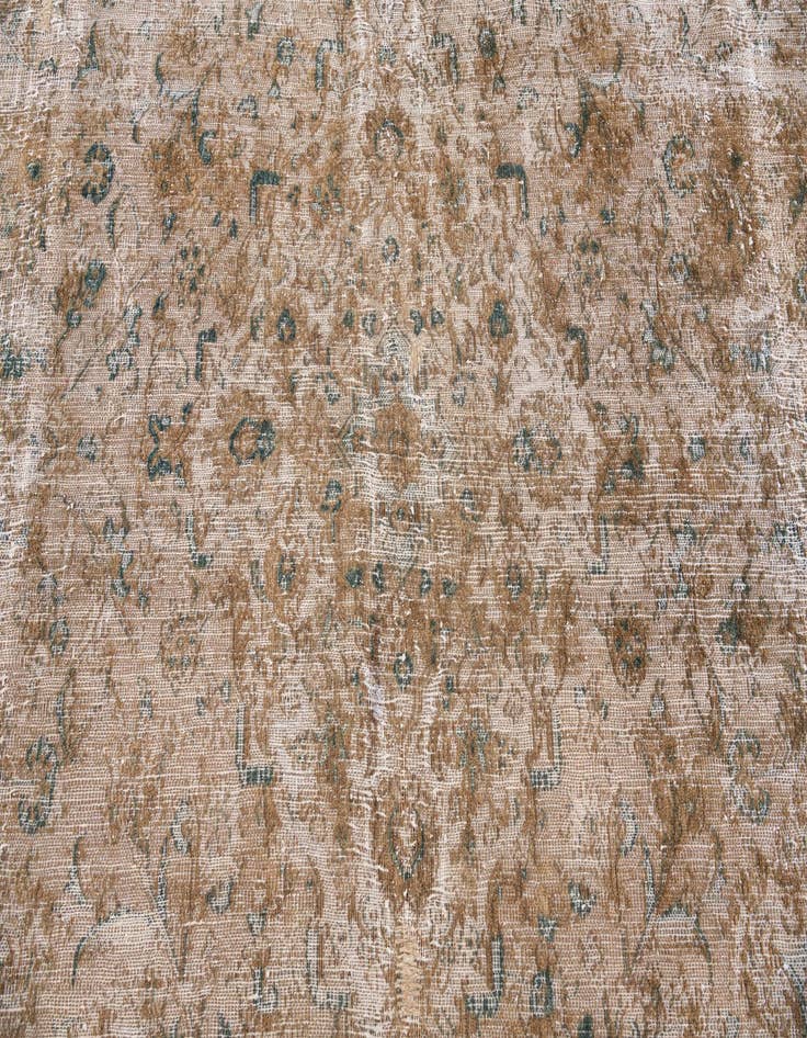 Detail image of 8' 4 x 12' 1  Hand Knotted Ultra Vintage Persian Wool Rug