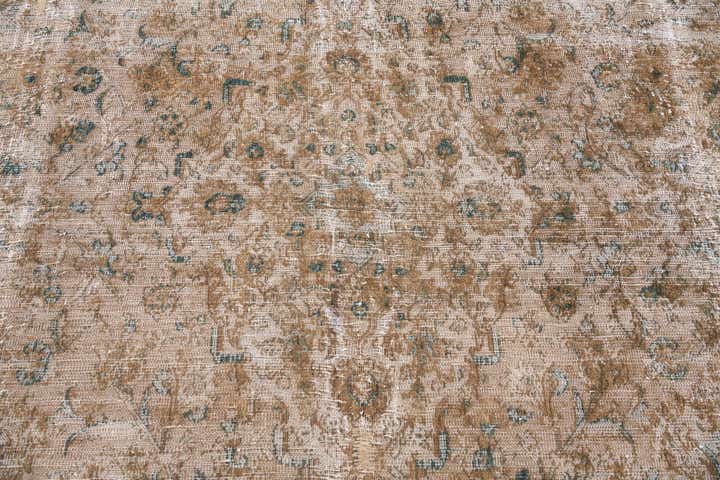 8' 4 x 12' 1 Hand Knotted Ultra Vintage Persian Wool Rug
