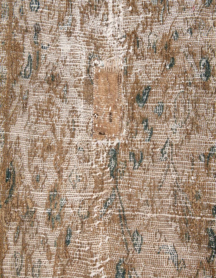 Detail image of 8' 4 x 12' 1  Hand Knotted Ultra Vintage Persian Wool Rug