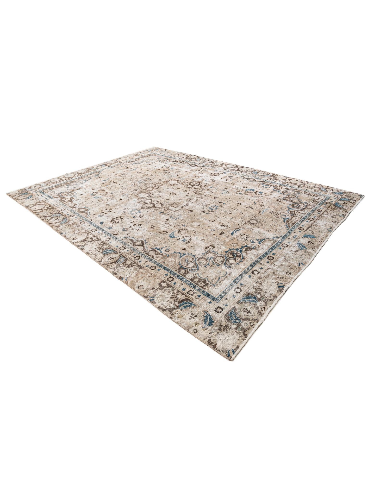 9' x 12' 1 Hand Knotted Ultra Vintage Persian Wool Rug