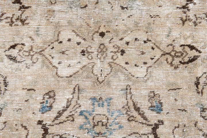 9' x 12' 1 Hand Knotted Ultra Vintage Persian Wool Rug