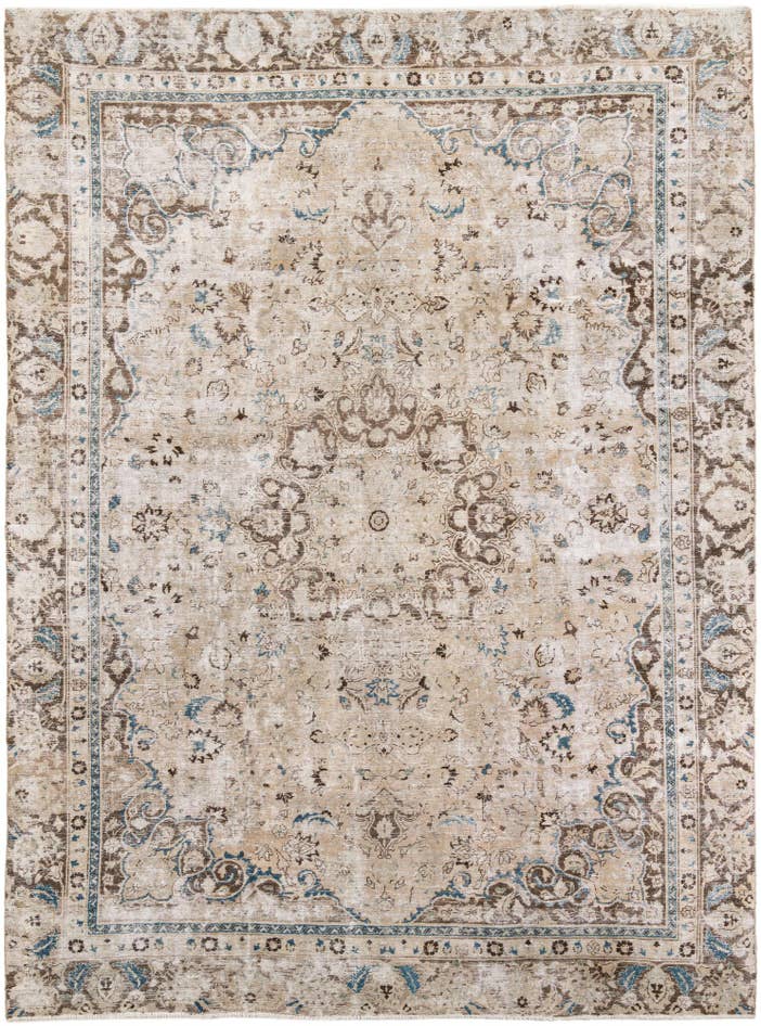 Detail image of 9' x 12' 1 Hand Knotted Ultra Vintage Persian Wool Rug