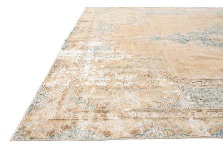 7' 9 x 11' 10 Hand Knotted Ultra Vintage Persian Wool Rug