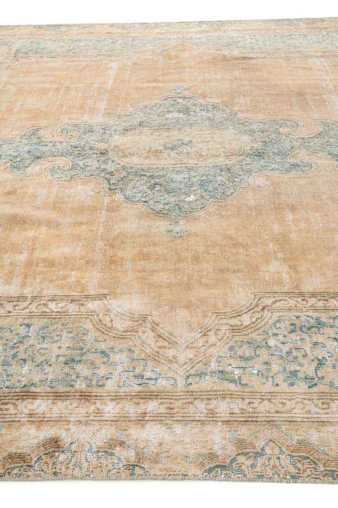 7' 9 x 11' 10 Hand Knotted Ultra Vintage Persian Wool Rug