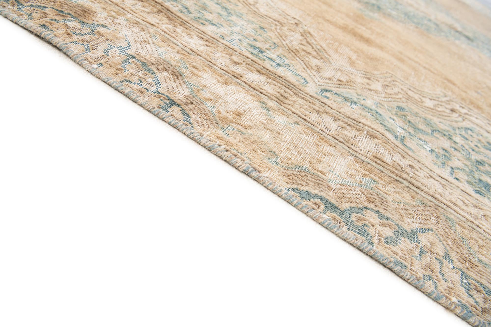7' 9 x 11' 10 Hand Knotted Ultra Vintage Persian Wool Rug