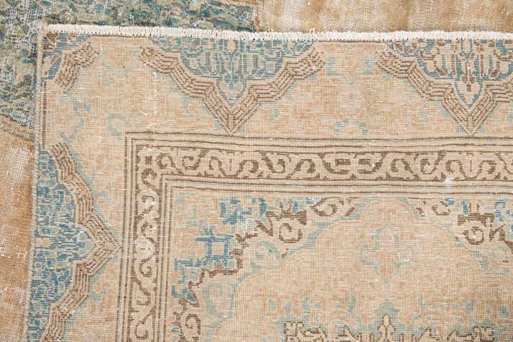 7' 9 x 11' 10 Hand Knotted Ultra Vintage Persian Wool Rug