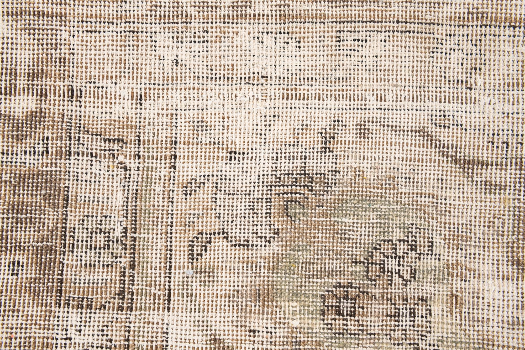 7' 4 x 10' 5 Hand Knotted Ultra Vintage Persian Wool Rug