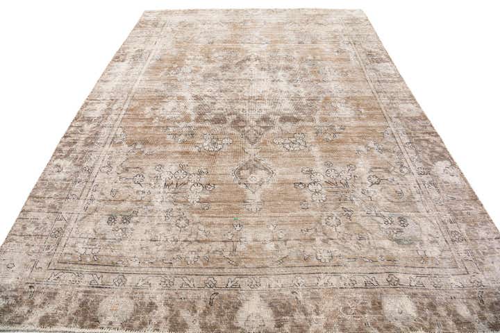 7' 4 x 10' 5 Hand Knotted Ultra Vintage Persian Wool Rug