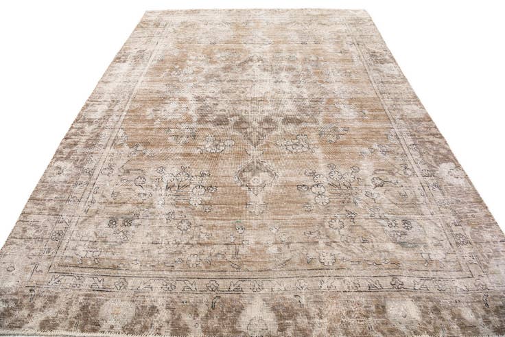 Detail image of 7' 4 x 10' 5 Hand Knotted Ultra Vintage Persian Wool Rug