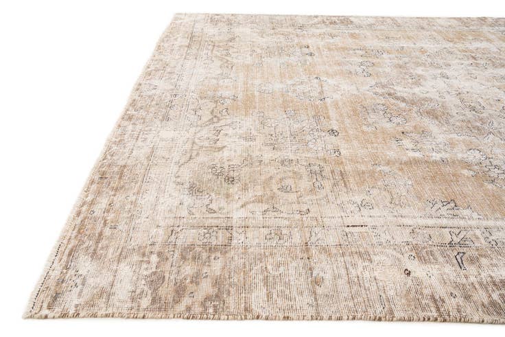 Detail image of 7' 4 x 10' 5 Hand Knotted Ultra Vintage Persian Wool Rug