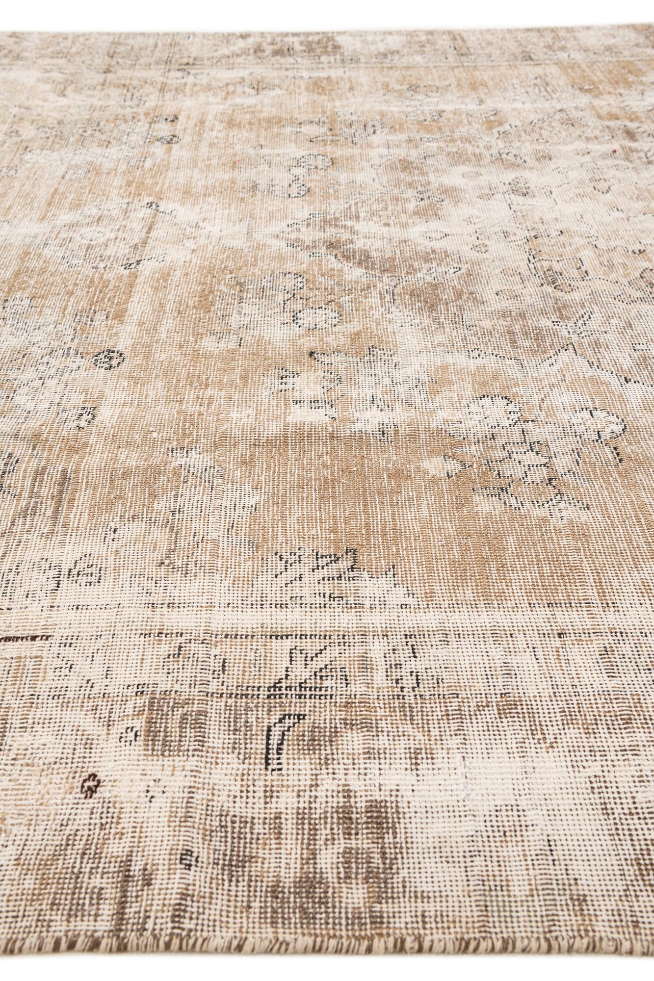 7' 4 x 10' 5 Hand Knotted Ultra Vintage Persian Wool Rug