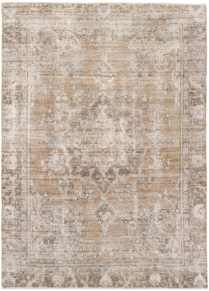 Detail image of 7' 4 x 10' 5 Hand Knotted Ultra Vintage Persian Wool Rug